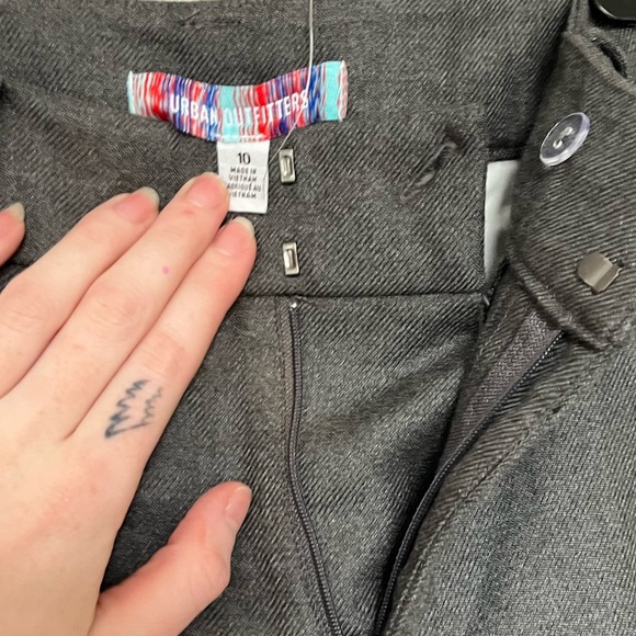 UO FLARED GREY TROUSERS - Picture 6 of 6